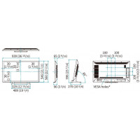 Интерактивная панель SHARP PN-40TC1 (40", 1920 × 1080 FullHD)