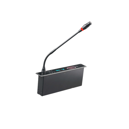 Цифровой встраиваемый проводной микрофонный пульт делегата CleverMic EMU4302D