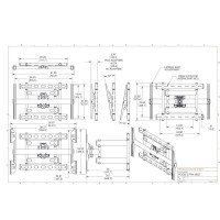 Крепления для дисплея Vogel's Professional PFW 6852 (настенное 40-98 '') 